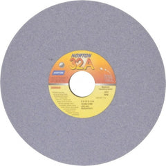 Norton - 8" Diam x 1-1/4" Hole x 1/4" Thick, J Hardness, 60 Grit Surface Grinding Wheel - Aluminum Oxide, Type 1, Medium Grade, 3,600 Max RPM, Vitrified Bond, No Recess - Exact Tooling