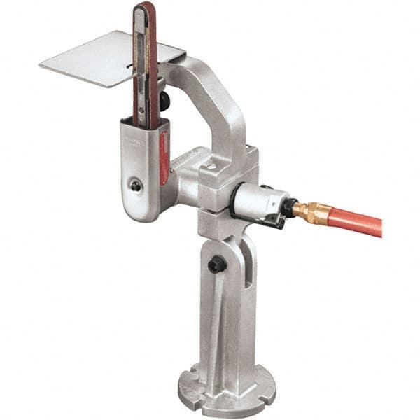 Dynabrade - Mesh Abrasive Material Discs Bench Mount - Use with Portable Air Tools - Exact Tooling