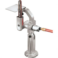 Dynabrade - Mesh Abrasive Material Discs Bench Mount - Use with Portable Air Tools - Exact Tooling