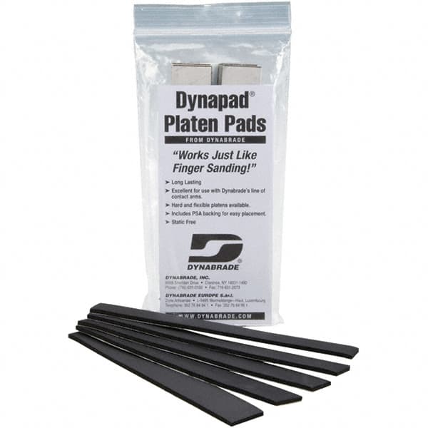 Dynabrade - Power Sander Platen Pads - For Use with Dynafile II & Electric Dynafile II Abrasive Belt Machines - Exact Tooling