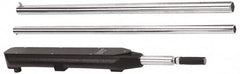 Proto - 1" Drive Micrometer Fixed Head Torque Wrench - 400 Ft/Lb to 2,000 Ft/Lb Torque, 107-1/2" OAL, 10 Ft/Lb Graduation, Ratchet Head - Exact Tooling