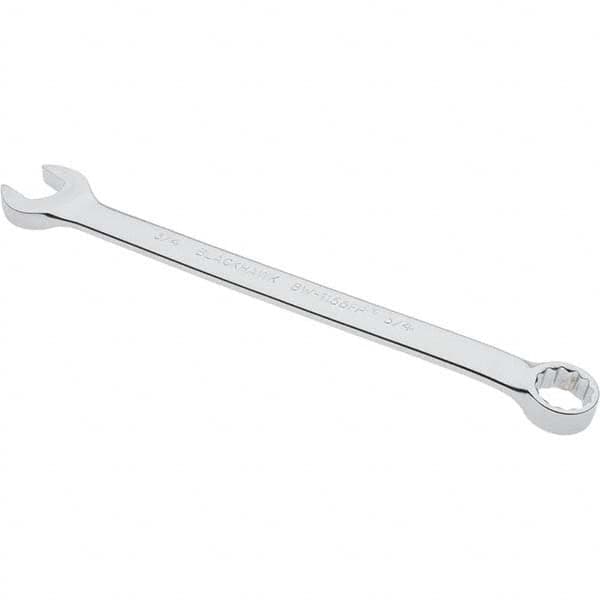 Blackhawk by Proto - 3/4" 12 Point Offset Combination Wrench - 15° Offset Angle, 11" OAL, Steel, Chrome Finish - Exact Tooling