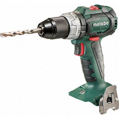 Metabo - 18 Volt 1/16 to 1/2" Keyless Chuck Cordless Hammer Drill - 31950 BPM, 600 to 2,100 RPM, Reversible, Pistol Grip Handle - Exact Tooling