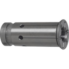 Guhring - 4.76mm ID x 12.7mm OD, 16.5mm Head Diam, Slotted Hydraulic Chuck Sleeve - Steel, 45mm Length Under Head, Through Coolant - Exact Tooling