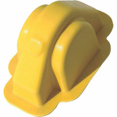 Made in USA - Flame Retardent ABS Housing Plastic Bearing Flange Mount - 4-1/8" Wide x 4-5/16" Outside Diam - Exact Tooling