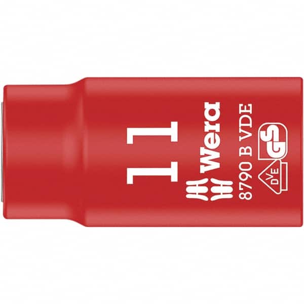 Wera - 3/8" Drive, Standard Hand Socket - Exact Tooling