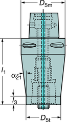 C43910232070A CAPTO ADAPTER - Exact Tooling