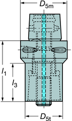 C63910240080A ADAPTER CAPTO - Exact Tooling