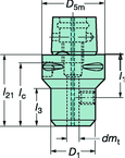 C63912006055 CAPTO ADAPTER - Exact Tooling