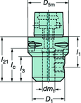 C83912018070 CAPTO ADAPTER - Exact Tooling