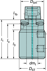 C83912750100 CAPTO ADAPTER - Exact Tooling