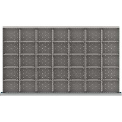 LISTA - 35-Compartment Drawer Divider Layout for 3.15" High Drawers - Exact Tooling