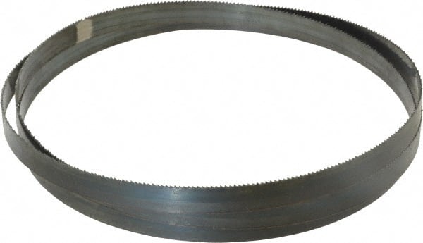 Starrett - 14 TPI, 5' 8" Long x 1/2" Wide x 0.025" Thick, Welded Band Saw Blade - Carbon Steel, Toothed Edge, Raker Tooth Set, Flexible Back, Contour Cutting - Exact Tooling