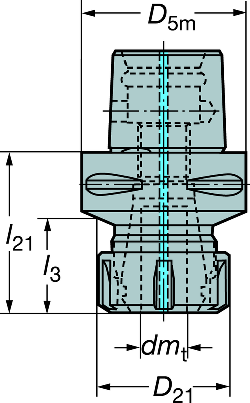 C83911425070 CAPTO ADAPTER - Exact Tooling