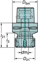 C83911425070 CAPTO ADAPTER - Exact Tooling