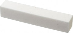 Norton - 80 Grit Aluminum Oxide Square Dressing Stick - 4 x 3/4 x 3/4, Medium Grade, Vitrified Bond - Exact Tooling
