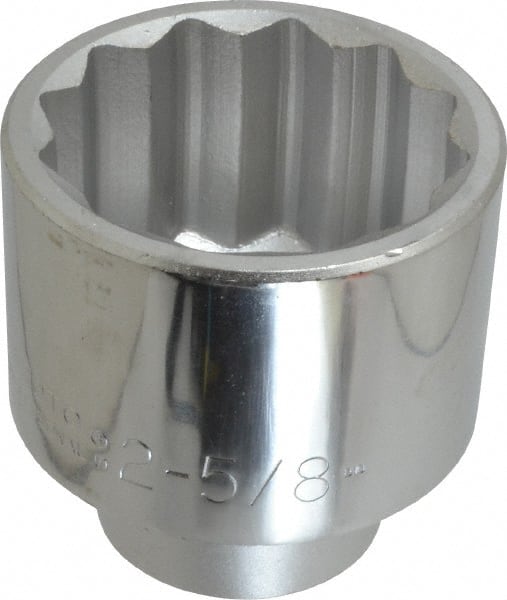 Proto - 2-5/8", 1" Drive, Standard Hand Socket - 12 Points, 4-1/8" OAL - Exact Tooling