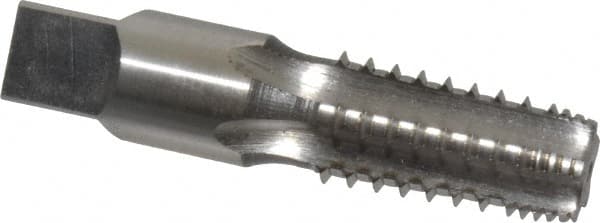 Reiff & Nestor - 1/4-18 NPT, 5 Flutes, Bright Finish, High Speed Steel, Interrupted Thread Pipe Tap - Exact Tooling