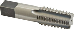 Reiff & Nestor - 1/2-14 NPT, 5 Flutes, Bright Finish, High Speed Steel, Interrupted Thread Pipe Tap - Exact Tooling