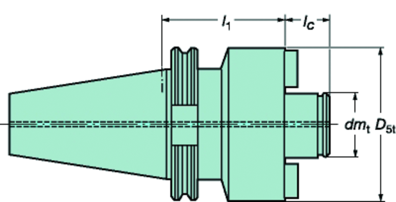 A1F055060070 FACEMILL HOLDER - Exact Tooling