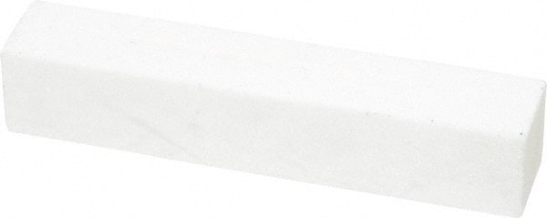 Norton - 150 Grit Aluminum Oxide Square Dressing Stick - 4 x 3/4 x 3/4, Very Fine Grade, Vitrified Bond - Exact Tooling