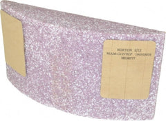 Norton - 11-1/4" Wide x 6" High x 2-1/4" Thick Grinding Segment - Aluminum Oxide, 30 Grit, Hardness G, Blue Print No. ME30777 - Exact Tooling