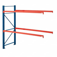 Steel King - 2 Shelf Add-On Box Formed Closed Steel Shelving - 22,780 Lb Capacity, 120" Wide x 96" High x 42" Deep, Powder Coat Blue - Exact Tooling