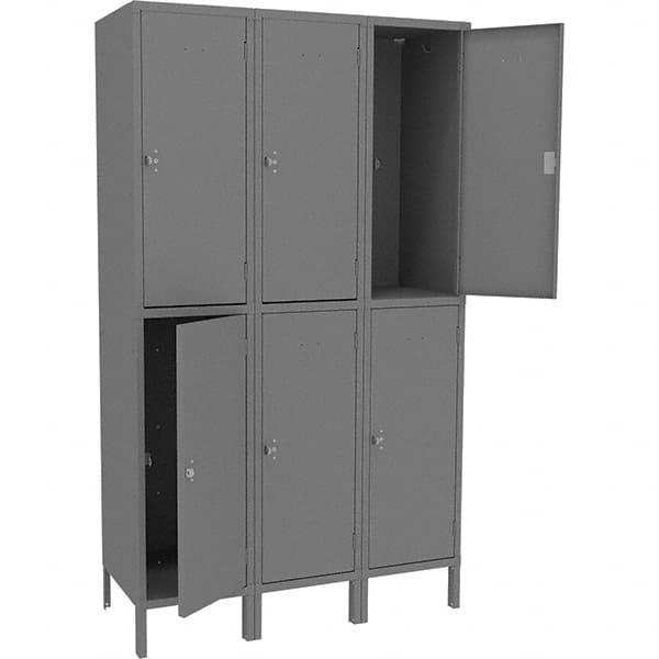 Tennsco - 6 Door, 2 Tier, Welded Locker - Exact Tooling