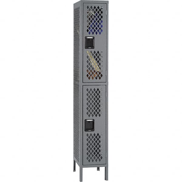 Tennsco - 2 Door, 2 Tier, Welded Locker - Exact Tooling