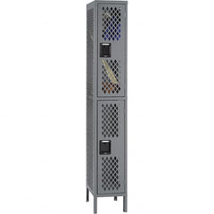 Tennsco - 2 Door, 2 Tier, Welded Locker - Exact Tooling