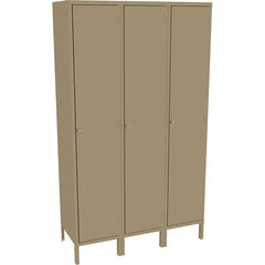 Tennsco - 3 Door, 1 Tier, Welded Locker - Exact Tooling