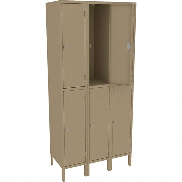 Tennsco - 6 Door, 2 Tier, Welded Locker - Exact Tooling