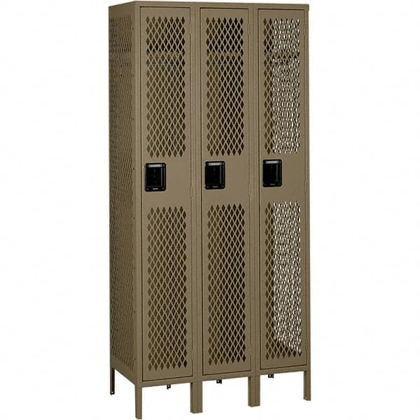 Tennsco - 3 Door, 1 Tier, Welded Locker - Exact Tooling