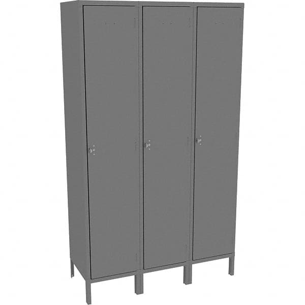 Tennsco - 3 Door, 1 Tier, Welded Locker - Exact Tooling