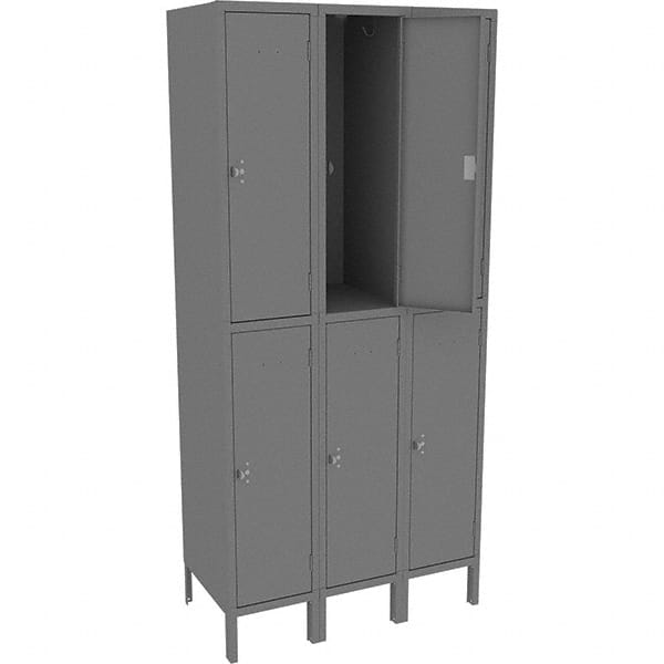 Tennsco - 6 Door, 2 Tier, Welded Locker - Exact Tooling
