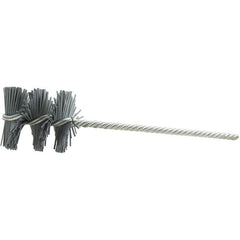 Brush Research Mfg. - 2-1/4" Bore Diam, 320 Grit, Silicon Carbide Flexible Hone - Medium, 2" OAL - Exact Tooling