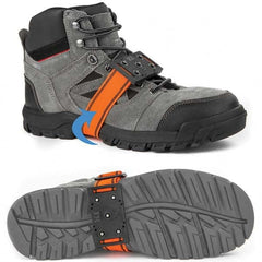 Geroline - Ice Traction Footwear Footwear Style: Strap-On Cleat Traction Type: Tungsten Carbide Stud - Exact Tooling