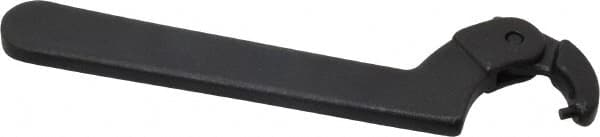 Proto - 3/4" to 2" Capacity, Black Oxide Finish, Adjustable Pin Spanner Wrench - 6-3/8" OAL, 1/8" Hook Pin Height - Exact Tooling