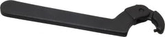 Proto - 3/4" to 2" Capacity, Black Oxide Finish, Adjustable Pin Spanner Wrench - 6-3/8" OAL, 1/8" Hook Pin Height - Exact Tooling