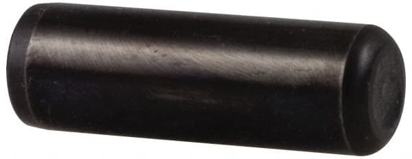 Holo-Krome - 3/8" Diam x 1-1/4" Pin Length 4000 Alloy Steel Oversized Dowel Pin - Black Luster Finish, C 47-58 & C 60 (Surface) Hardness, 1 Beveled & 1 Rounded End - Exact Tooling