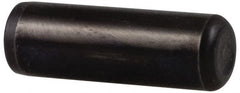 Holo-Krome - 3/8" Diam x 1-1/2" Pin Length 4000 Alloy Steel Oversized Dowel Pin - Black Luster Finish, C 47-58 & C 60 (Surface) Hardness, 1 Beveled & 1 Rounded End - Exact Tooling