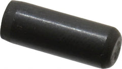 Holo-Krome - 3/16" Diam x 1/2" Pin Length 4000 Alloy Steel Oversized Dowel Pin - Black Luster Finish, C 47-58 & C 60 (Surface) Hardness, 1 Beveled & 1 Rounded End - Exact Tooling