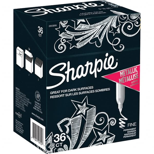 Sharpie - Markers & Paintsticks Type: Permanent Color: Metallic Silver - Exact Tooling