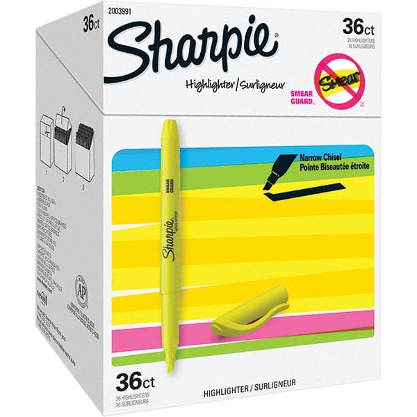 Sharpie - Markers & Paintsticks Type: Marker Color: Yellow - Exact Tooling