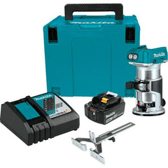 Makita - Electric Routers Collet Size (Inch): 1/4 Router Type: Cordless Compact Router - Exact Tooling