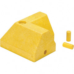 Vestil - 8-3/4" Long x 5" High, Guard Curb - Exact Tooling