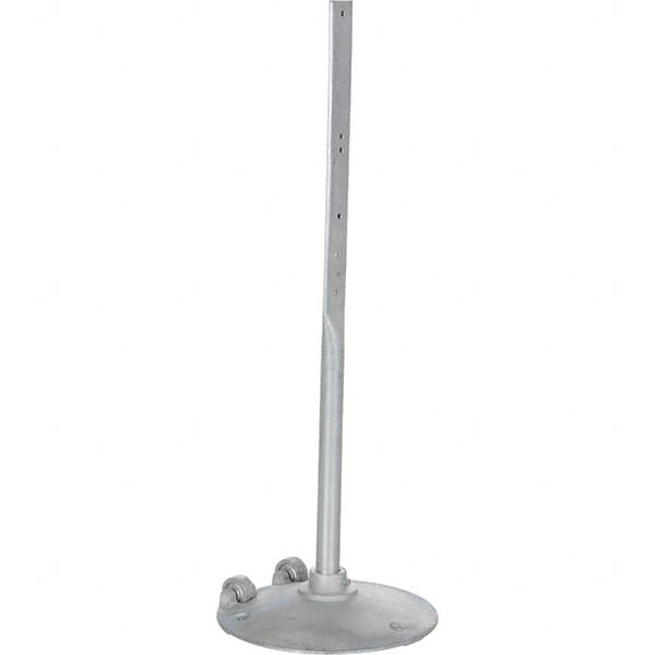 Vestil - 17-3/8" Wide x 48" High Sign Compatiblity, Steel Sign Stand - Silver - Exact Tooling