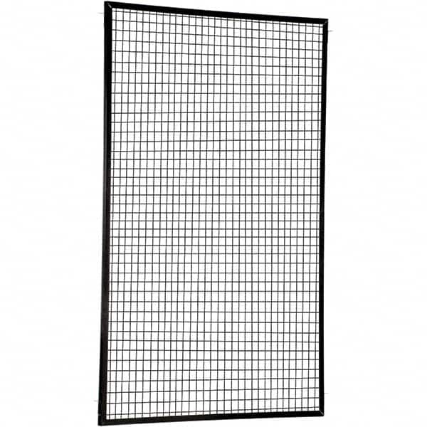 Vestil - 5' Long x 8' High, Black Hinged Door - Exact Tooling