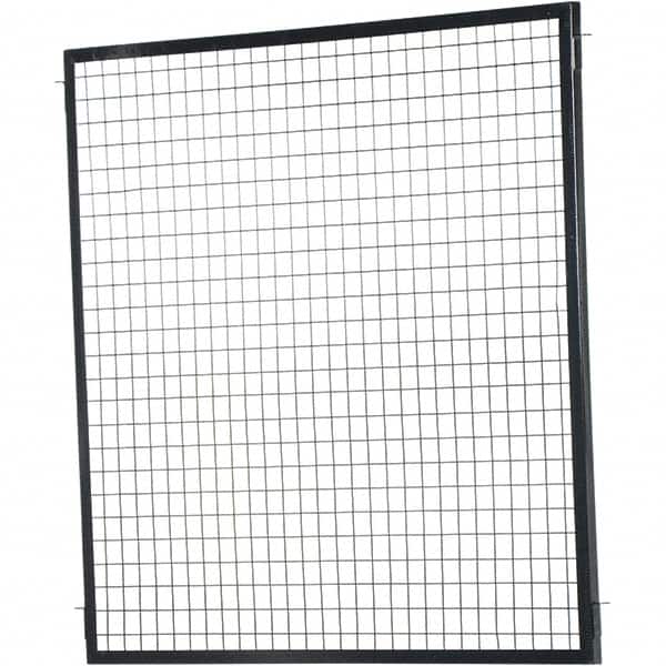 Vestil - 5' Long x 5' High, Black Hinged Door - Exact Tooling