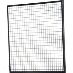 Vestil - 5' Long x 5' High, Black Hinged Door - Exact Tooling